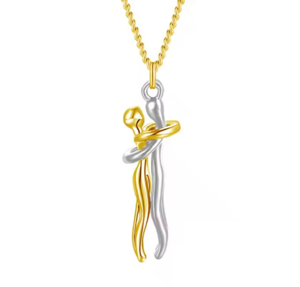 (Gold) Hug Affection Necklace